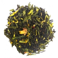 Купаж чорного та зеленого чаю Соковита Диня, Країна чаювання, 100г