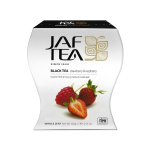 Чай черный JAF Exclusive Collection Клубника Малина 100г картон