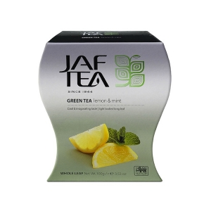 Чай зеленый JAF Exclusive Collection Лимон и Мята 100г картон