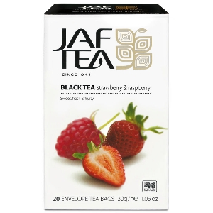Чай черный JAF Exclusive Collection Клубника и Малина 20x1,5г