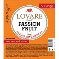 Черный чай Страстный фрукт Lovare, 50х2г