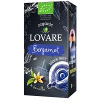 Черный чай Bergamot&Vanilla Lovare Organik, 24х1,5г