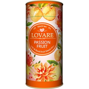 Чорний чай Пристрасний фрукт Lovare, 80г