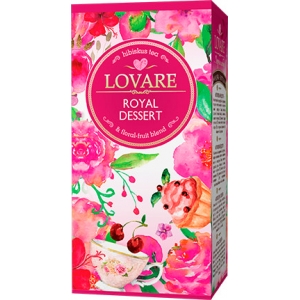 Цветочный чай Королевский десерт Lovare, 24х1,5г