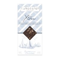 Черный шоколад с морской солью, черным перцем и кусочками какао Xtrem LuXocolat, арт. lx_3458, 100г