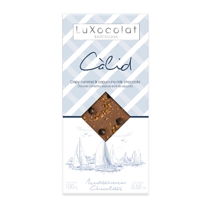 Молочный шоколад с хрустящей карамелью и капучино Càlid LuXocolat, арт. lx_3462, 100г