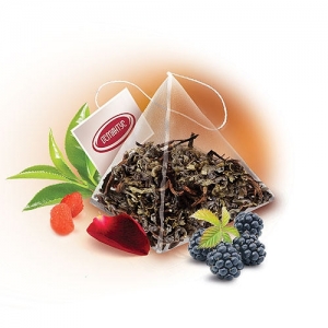 Чорний та зелений чай в пірамідках Лісові ягоди, Osmantus, 50х2,5г