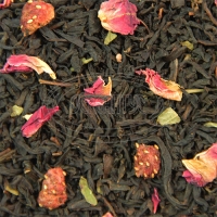 Чорний чай Суниця з вершками Osmantus, 500г