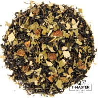 Чорний чай Суниця з вершками T-MASTER, 500г