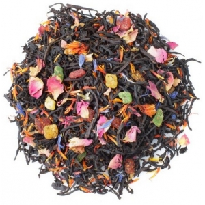 Чорний чай TEAHOUSE Персикове фламбе 250 г