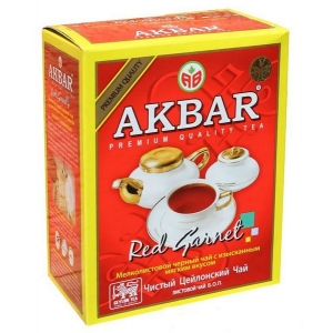 Черный чай Akbar (Акбар) Красный Гранат 100г.