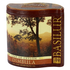 Чорний чай Basilur Дімбула, колекція Лист Цейлону, ж/б 100г 