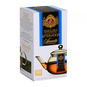 Чорний чай Basilur Англійський полудень пакетований, 10х4г