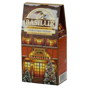 Черный чай Basilur Рождественский домик, картон 100г
