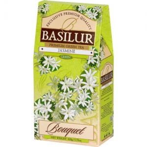 Зелений чай Basilur Жасмин, колекція Букет, картон 100г