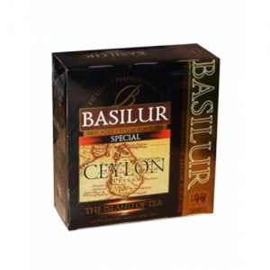 Чорний чай Basilur Особливий, колекція Чайний острів, пакетований 100х2г