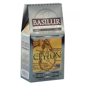 Чорний чай Basilur Платінум, колекція Чайний острів, картон 100г