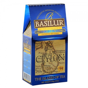 Чорний чай Basilur Високогірний, колекція Чайний острів, картон 100г