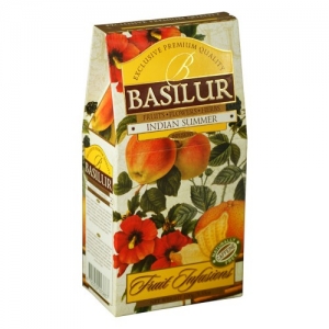 Фруктовый чай Basilur Индийское Лето, коллекция Фруктовый коктейль, картон 100г 