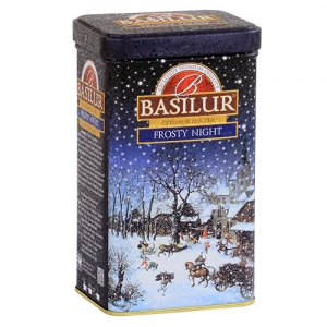 Черный чай Basilur Морозная ночь, Подарочная коллекция, ж/б 85г