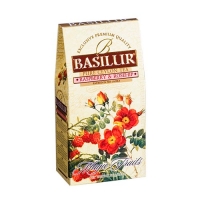 Чорний чай Basilur Малина та Шипшина, колекція Чарівні фрукти, картон 100г