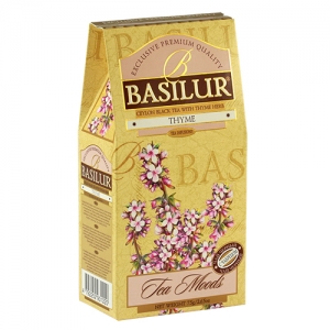 Черный чай Basilur Чабрец, коллекция Травяные настои, картон 75г
