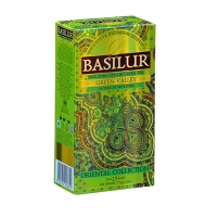 Зелений чай Basilur Зелена долина,  Східна колекція, пакетований 25*1,5г