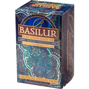Черный чай Basilur 1001 ночь Магия ночи в пакетиках, Восточная коллекция, 20 пак