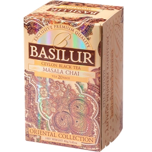 Черный чай Basilur Масала в пакетиках, Восточная коллекция, 20 пак