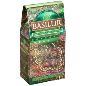 Зелений чай Basilur Марокканська М'ята, Східна колекція, картон, 100г