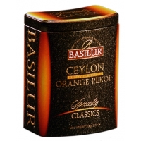 Чай черный Цейлонский Оранж Пеко Basilur коллекция Избранная Классика жб 100г
