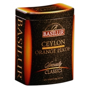 Чай черный Цейлонский Оранж Пеко Basilur коллекция Избранная Классика жб 100г