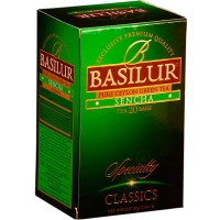 Зелений чай Basilur Сенча в пакетиках, колекція Обрана класика, 20х1,5г