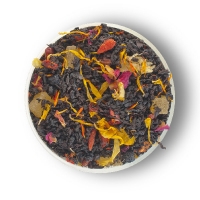 Черный ароматизированный чай Барбарис, Чайные шедевры, 500г