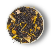 Чорний ароматизирований чай Нахабний фрукт, Чайні Шедеври, 500г