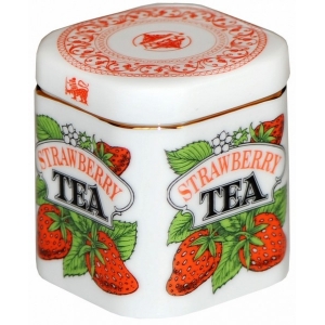 Фарфоровая чайница с черным чаем арт. 10-003 125г