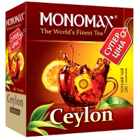 Черный чай Ceylon Мономах, 100х1,5г 