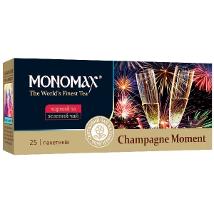 Черный и зеленый чай Champagne Moment Мономах, 25х1,5г 