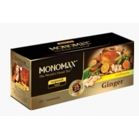 Черный чай GINGER Мономах, 25х2г 