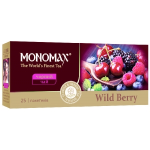 Черный чай Wild Berry Мономах, 25х1,5г 