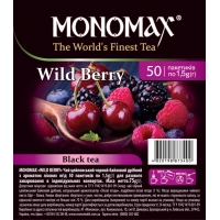 Черный чай Wild Berry Мономах, 50х2г