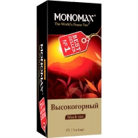 Черный чай Высокогорный Мономах, 25х2г 