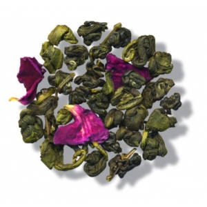 Зелений чай Рожева перлина , Діамантовий Дракон 100 г, фольга