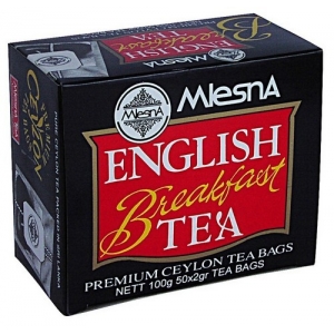 Чорний чай Mlesna Англійський сніданок в пакетиках арт. 02-010 100г