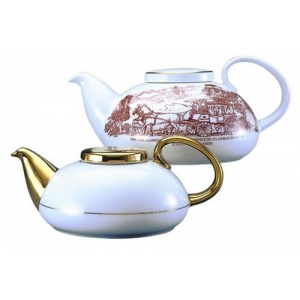 Фарфоровый чайник Семейный 800мл арт. 10-045 100г