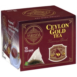 Чорний чай Mlesna Цейлон Голд в пакетиках арт. 02-099 30г.
