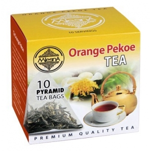 Чорний чай Mlesna Оранж Пеко в пакетиках арт. 02-093 20г.