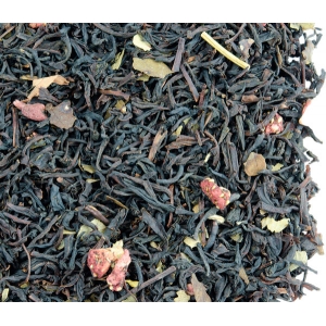 Чорний чай Суниця з вершками Світ Чаю 250г
